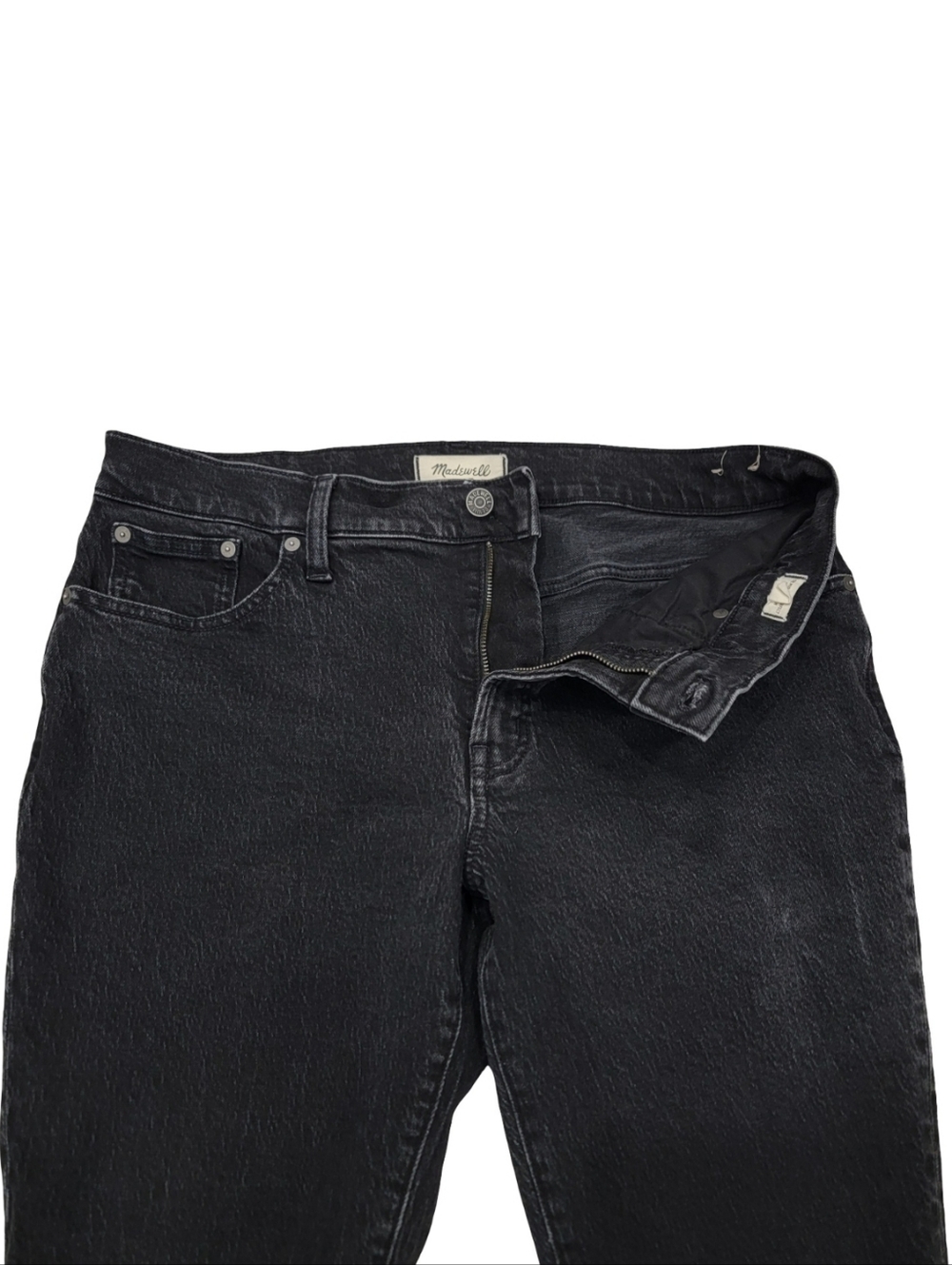 Madewell Mid-Rise Perfect Vintage Mom Jeans Faded Black Retro Women’s Size 31 - Picture 10 of 17